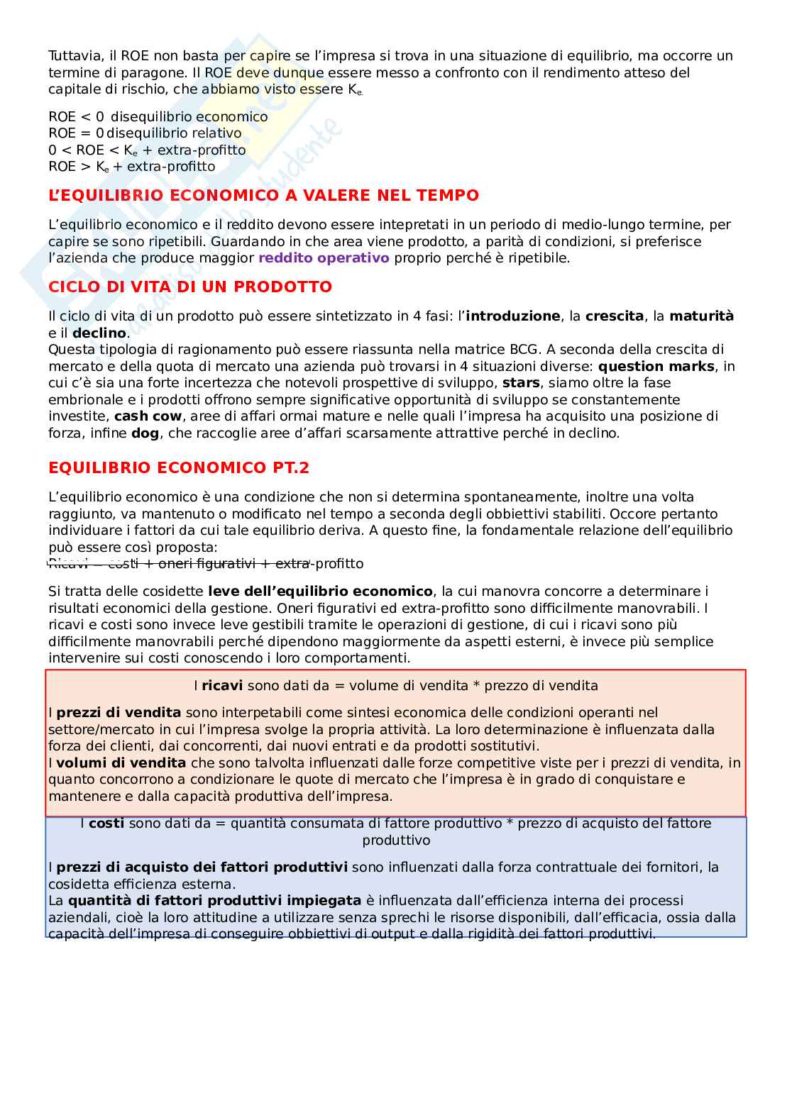Economia aziendale Pag. 11