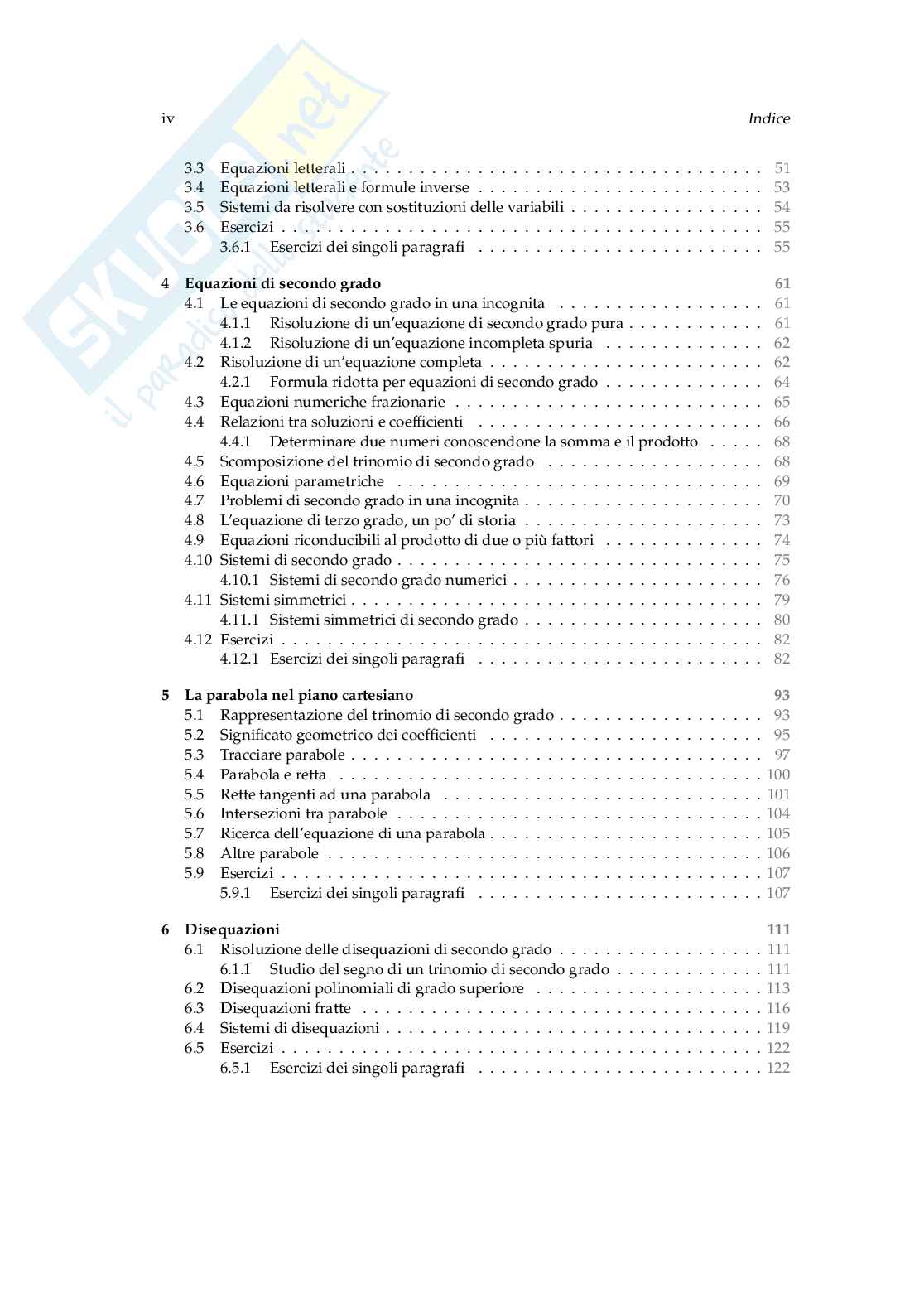 Matematica dolce - Volume 3 - Edizione 2018 Pag. 6