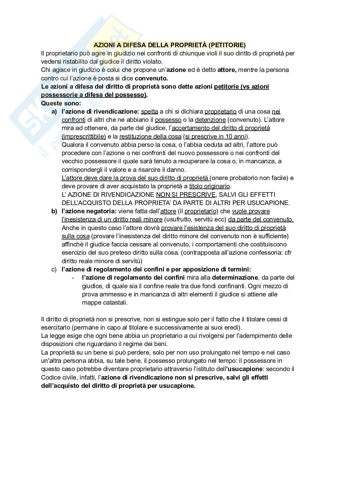 Riassunto esame Diritto privato e dell'impresa, Prof. Albanese Antonio, libro consigliato Manuale di diritto privato, Galgano Pag. 21