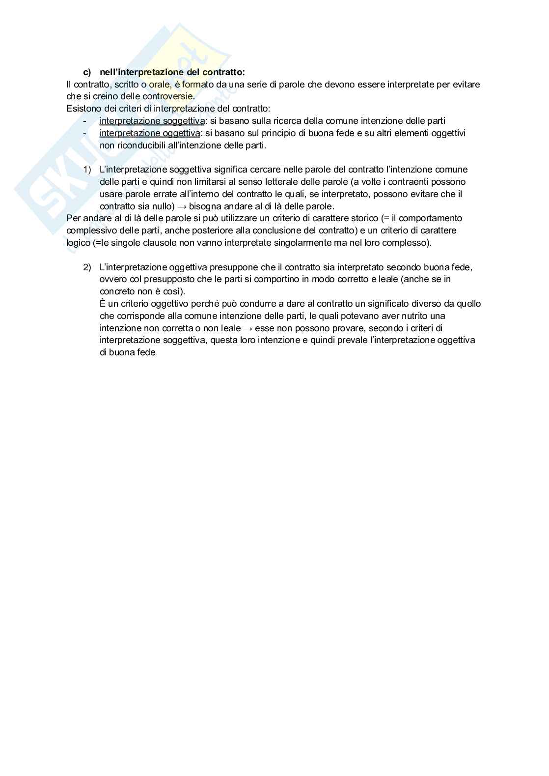 Riassunto esame Diritto privato e dell'impresa, Prof. Albanese Antonio, libro consigliato Manuale di diritto privato, Galgano Pag. 46