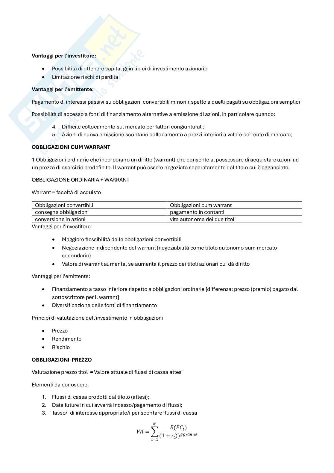 Strumenti finanziari  Pag. 11