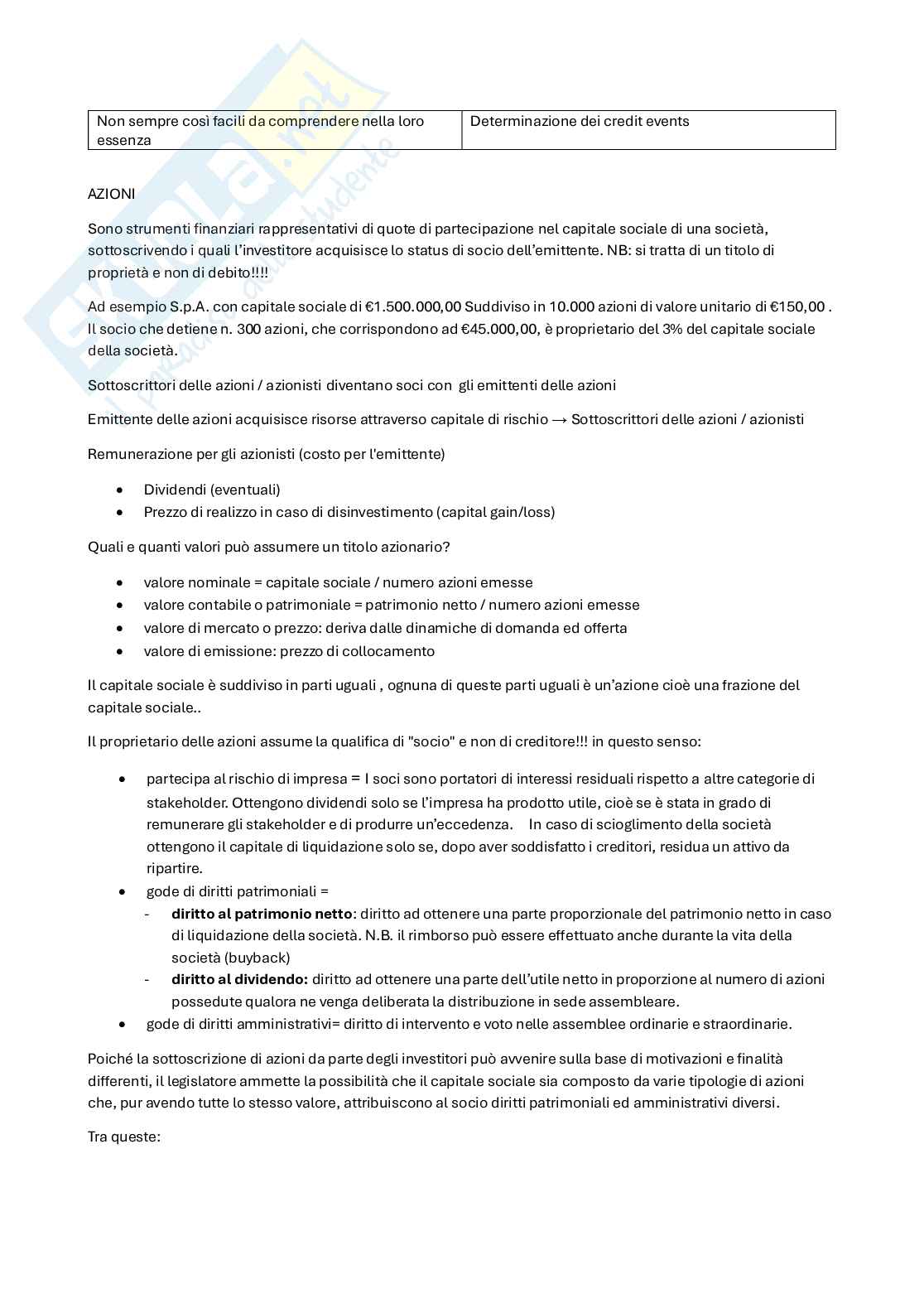 Strumenti finanziari  Pag. 21