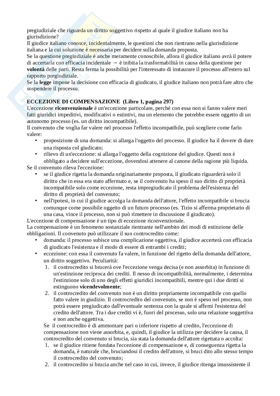 Riassunto esame Diritto Processuale Civile, Prof. Bove Mauro, libro consigliato Lineamenti di diritto processuale civile, Mauro Bove Pag. 31