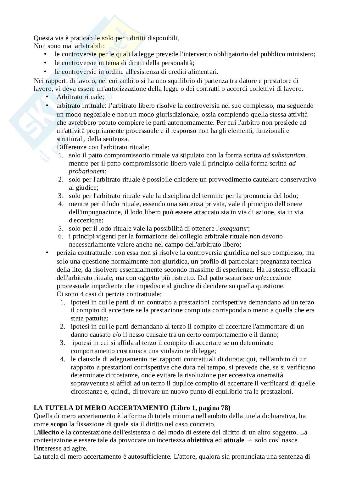 Riassunto esame Diritto Processuale Civile, Prof. Bove Mauro, libro consigliato Lineamenti di diritto processuale civile, Mauro Bove Pag. 6