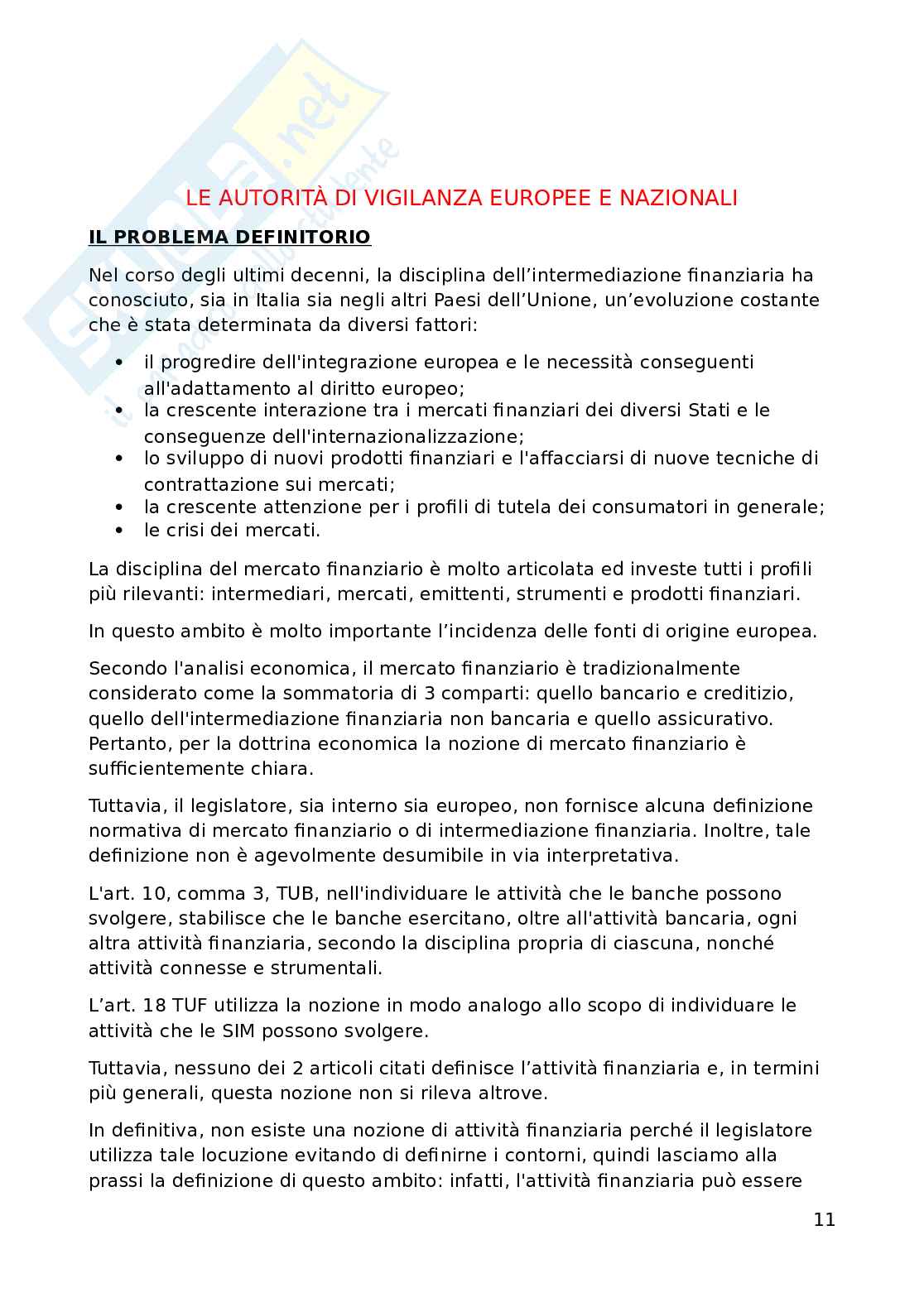 Appunti di Diritto dei mercati finanziari Pag. 11