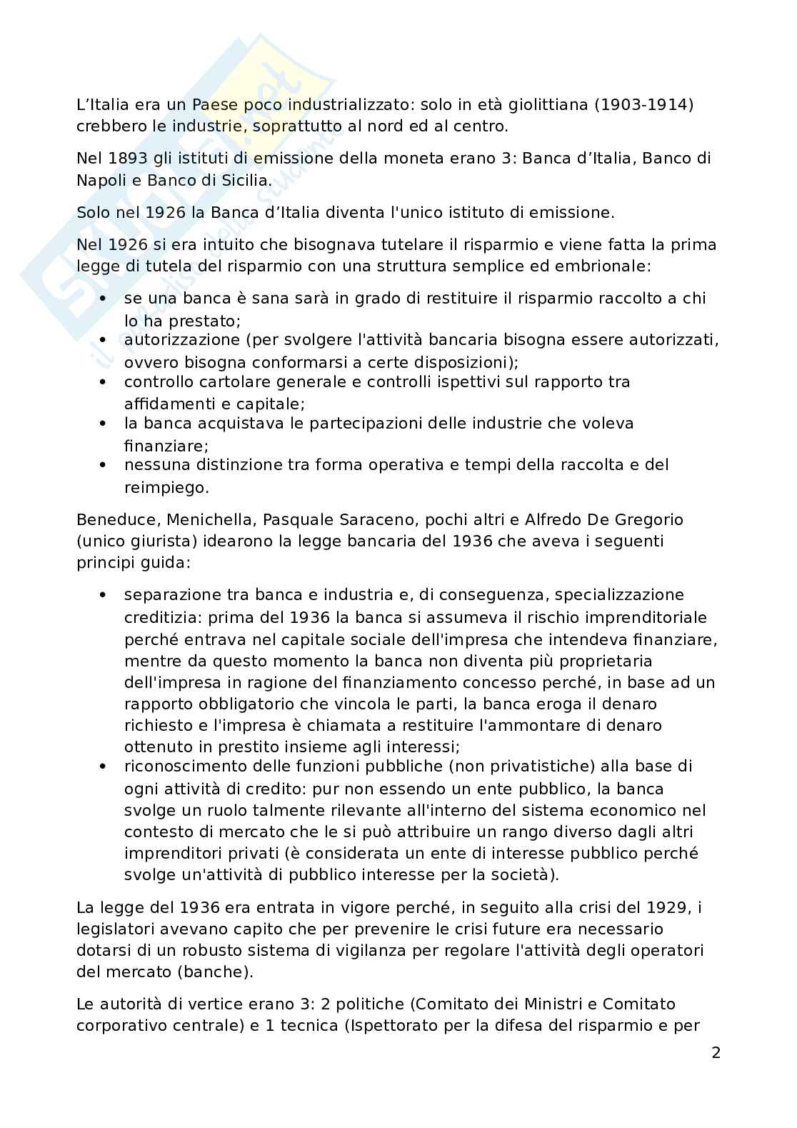 Appunti di Diritto dei mercati finanziari Pag. 2