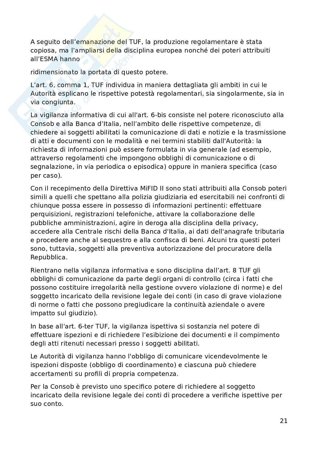 Appunti di Diritto dei mercati finanziari Pag. 21