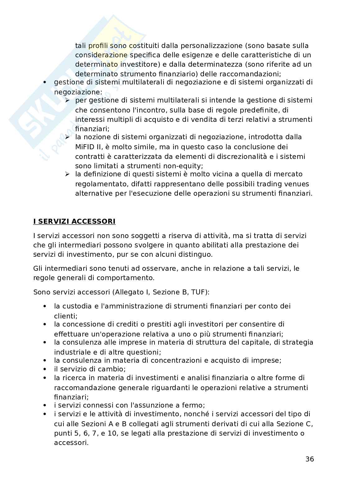 Appunti di Diritto dei mercati finanziari Pag. 36