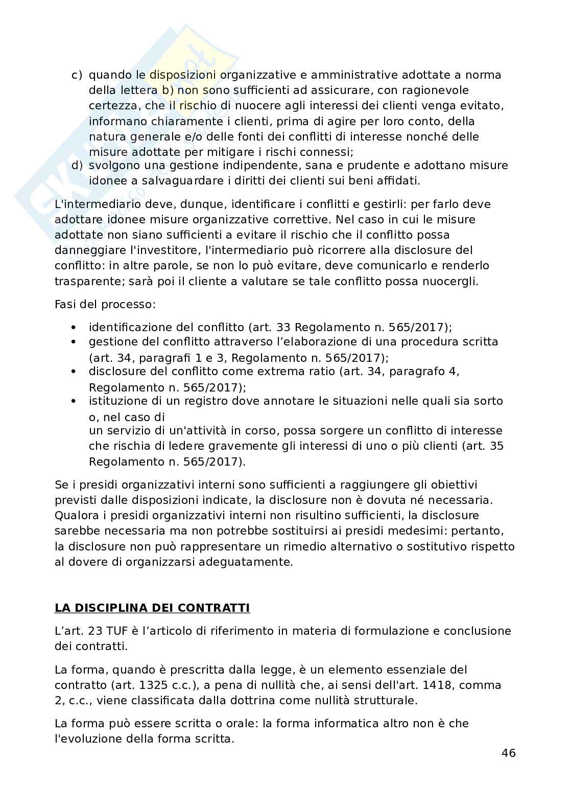 Appunti di Diritto dei mercati finanziari Pag. 46