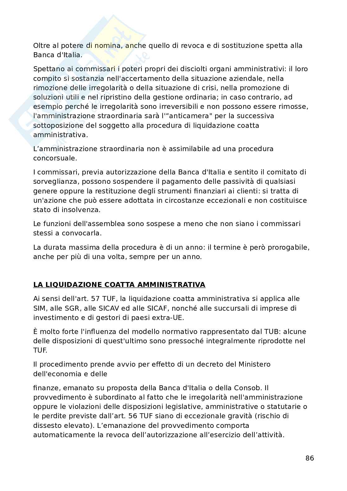 Appunti di Diritto dei mercati finanziari Pag. 86
