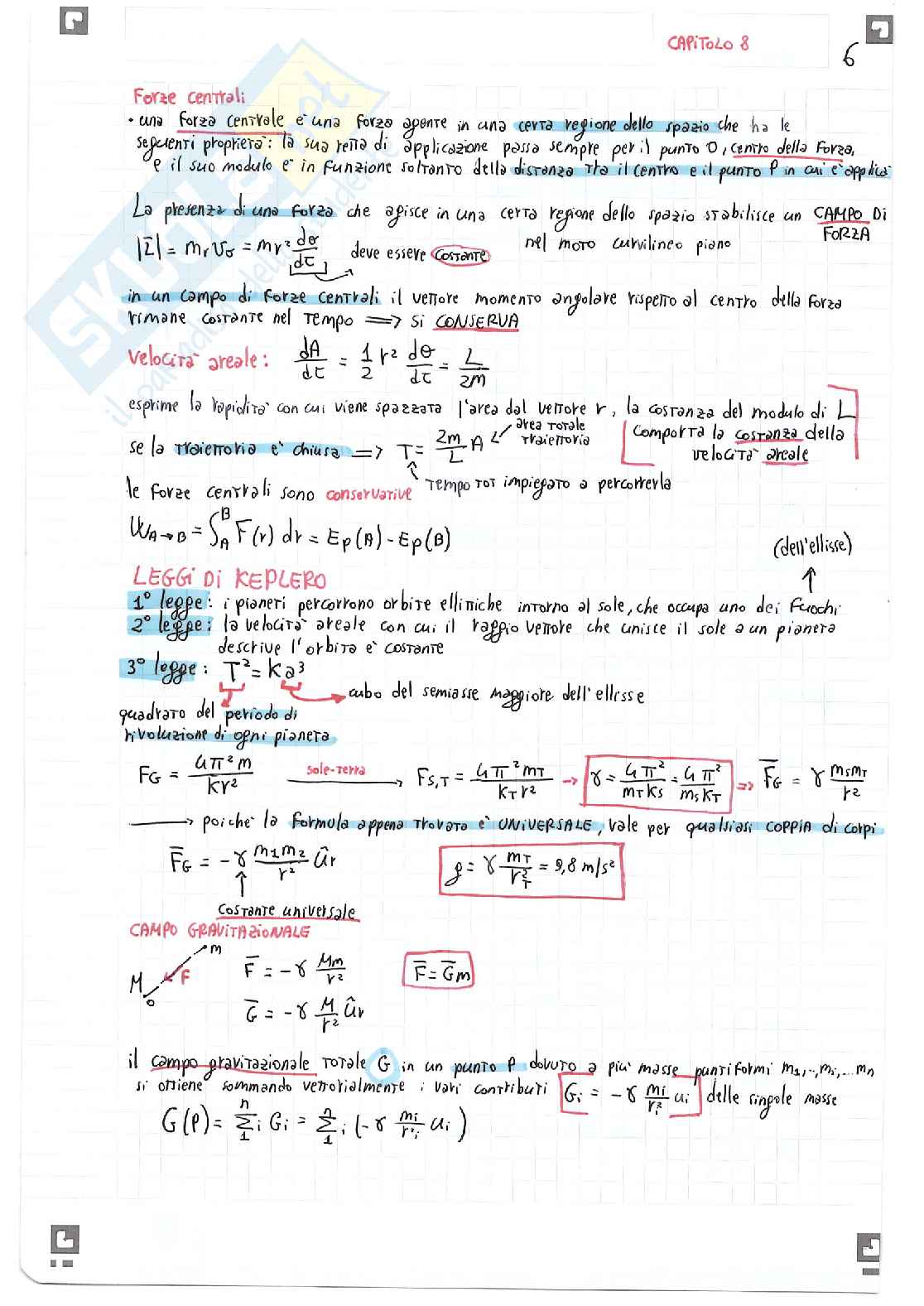 Appunti completi esame Fisica 1, Prof. Francesco Piazza, libro consigliato Elementi di fisica: Meccanica e termodinamica, Mazzoldi, Nigro, Voci  Pag. 6