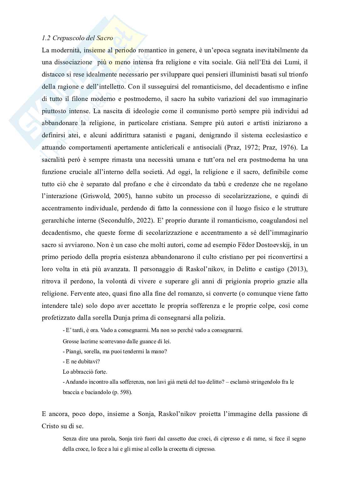 Tesi. Immaginari decadenti del postmodernismo. Visioni del passato e spettri contemporanei Pag. 11