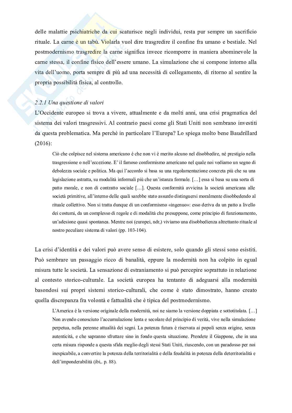 Tesi. Immaginari decadenti del postmodernismo. Visioni del passato e spettri contemporanei Pag. 26