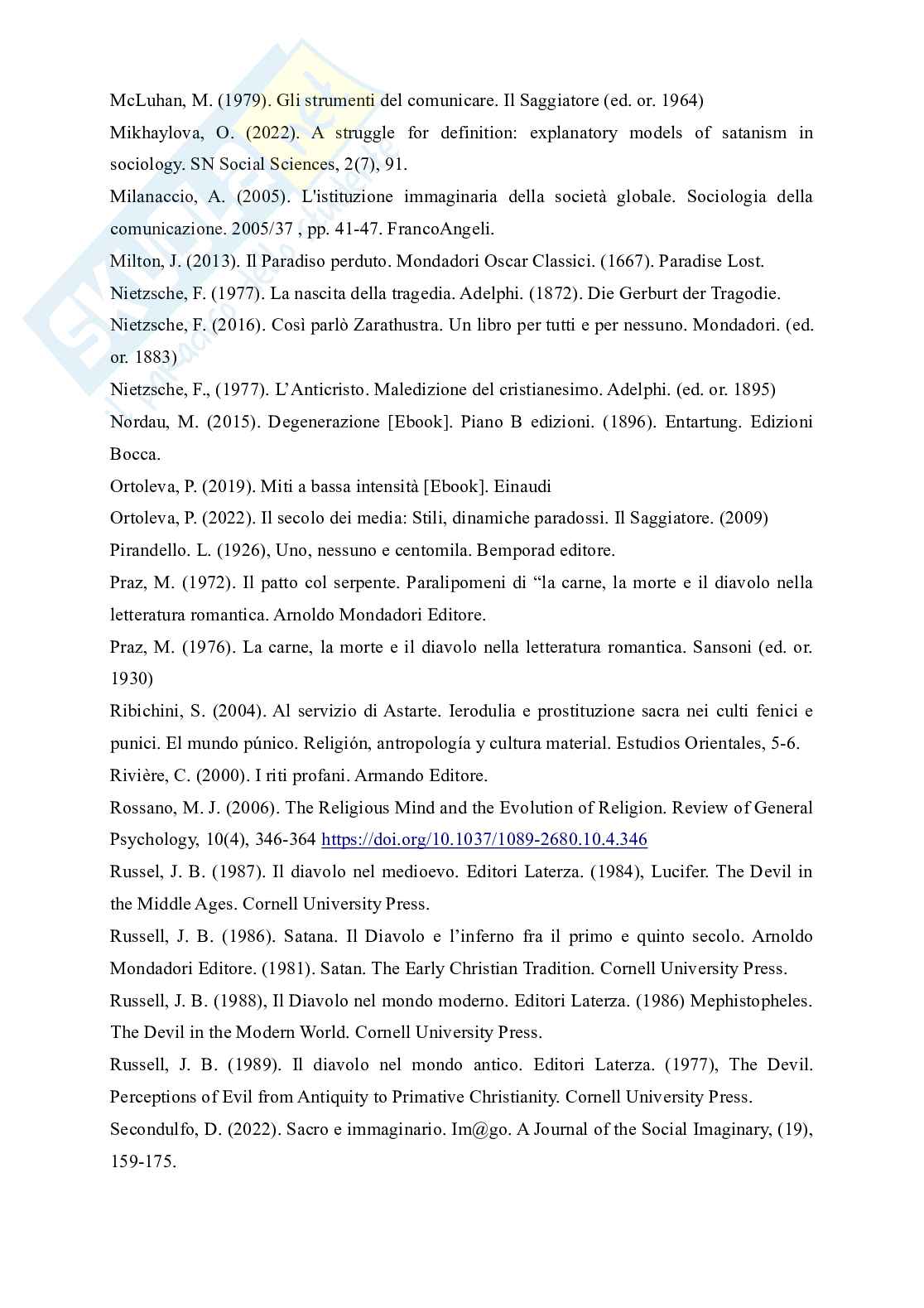Tesi. Immaginari decadenti del postmodernismo. Visioni del passato e spettri contemporanei Pag. 51