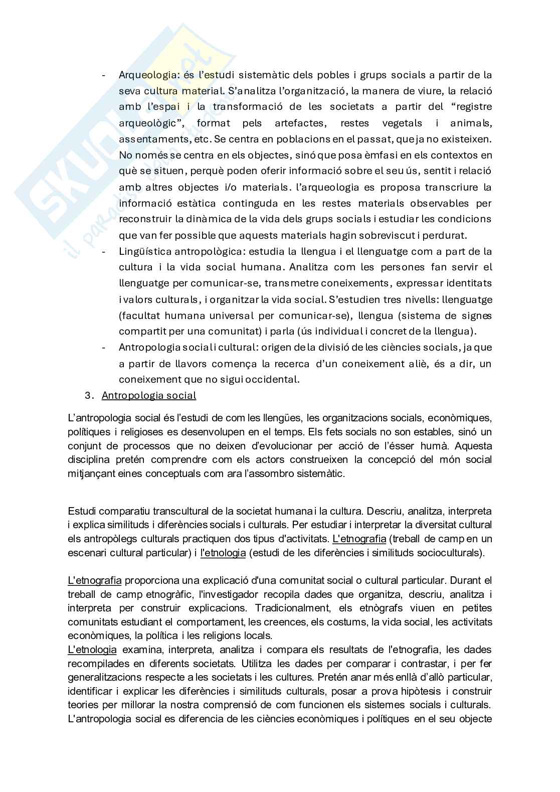 Alcune teorie dell'antropologia sociale  Pag. 2