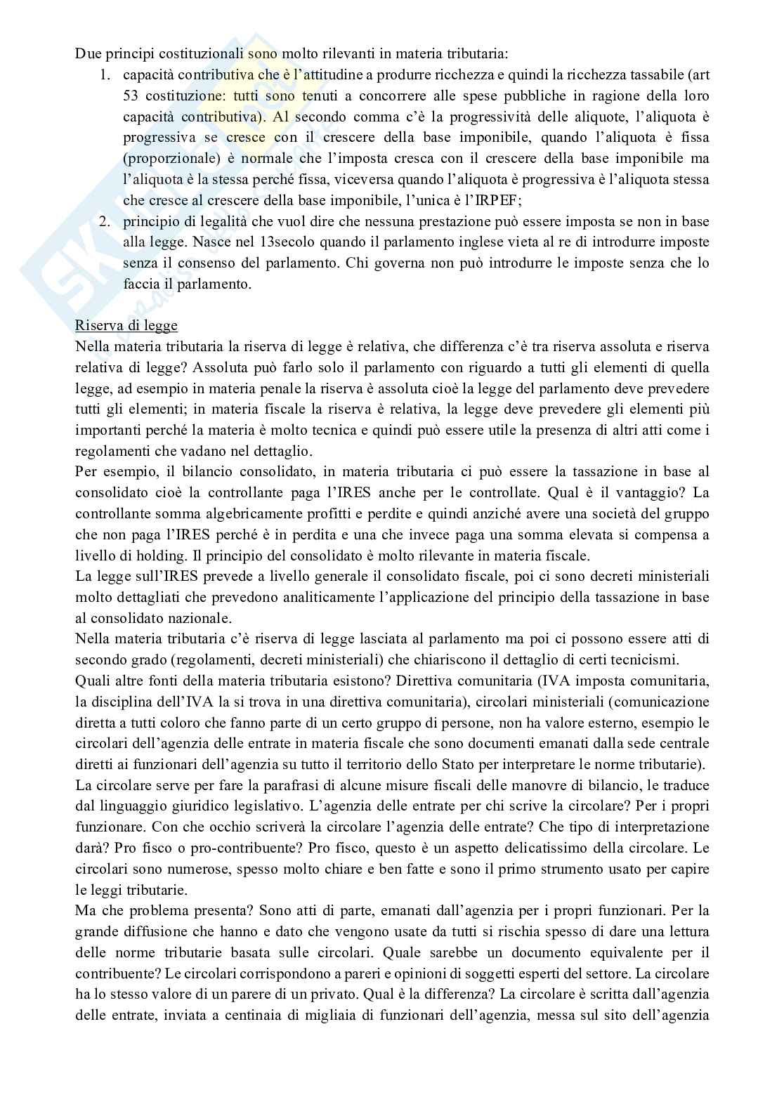 Appunti di Diritto Tributario Pag. 6