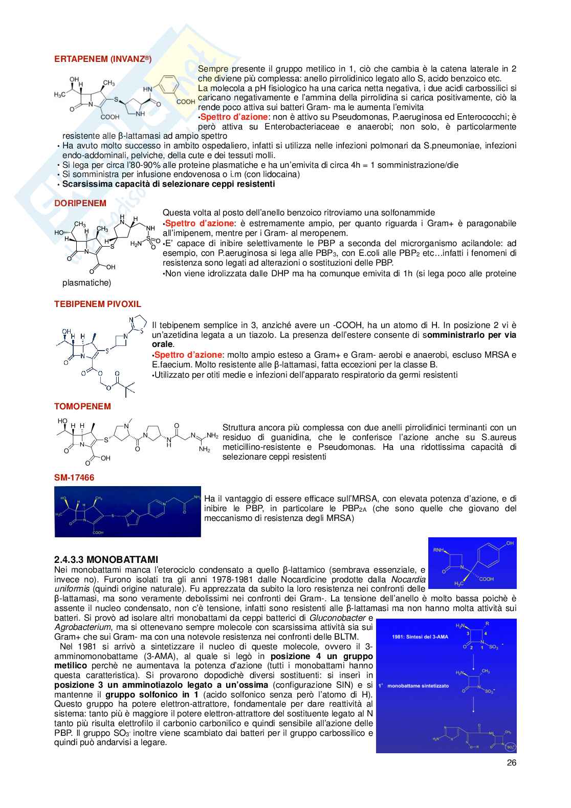 Chimica farmaceutica I e tossicologica e fitochimica Pag. 26