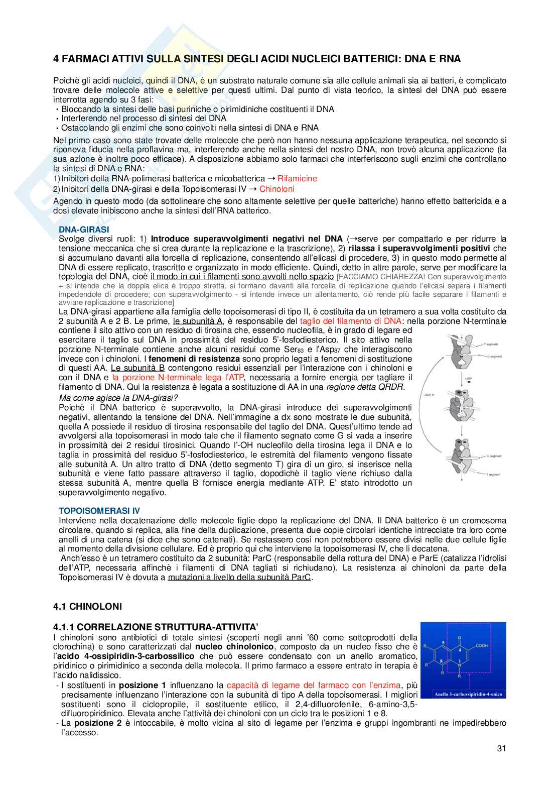 Chimica farmaceutica I e tossicologica e fitochimica Pag. 31