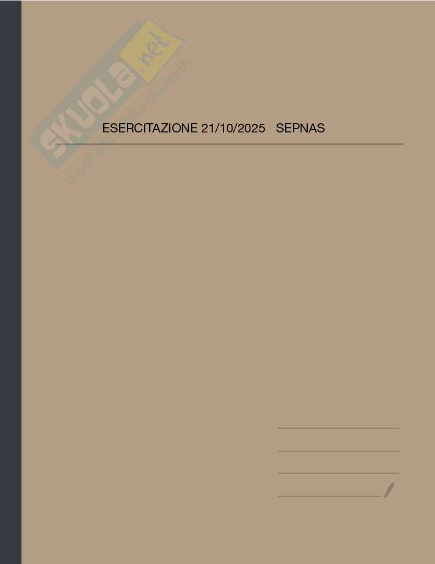 Esercitazione Chimica inorganica Pag. 1
