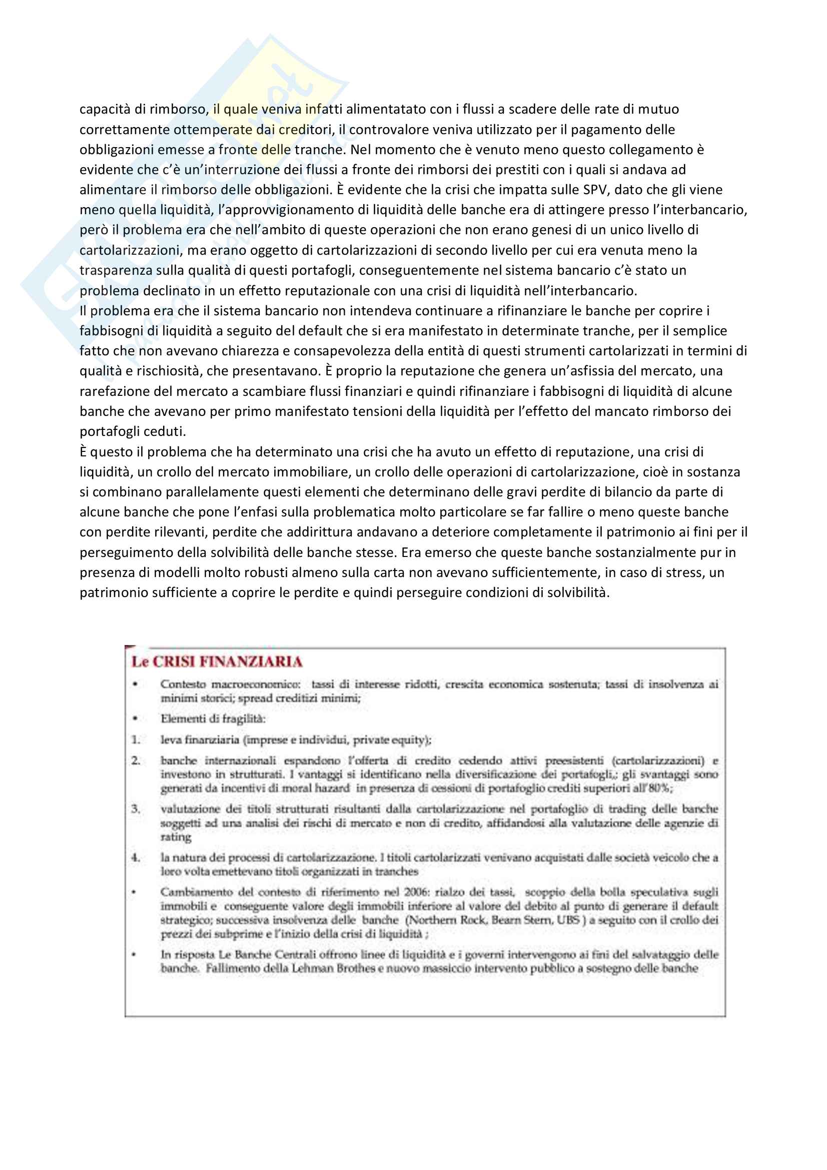 Riassunto Esame - Analisi e gestione dei rischi degli intermediari - Prof. Paola Leone Pag. 31