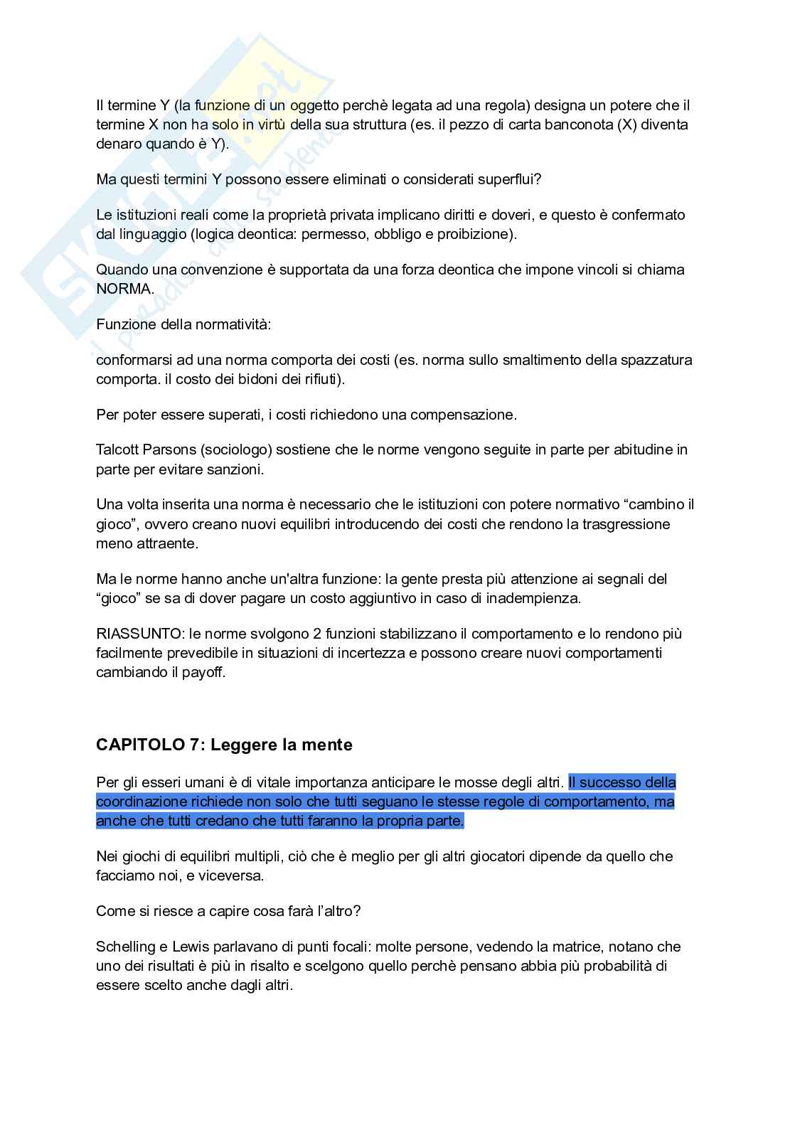 Riassunto esame Filosofia delle scienze sociali, Prof. Bianchin Matteo, libro consigliato Pensare le istituzioni , Guava Pag. 6