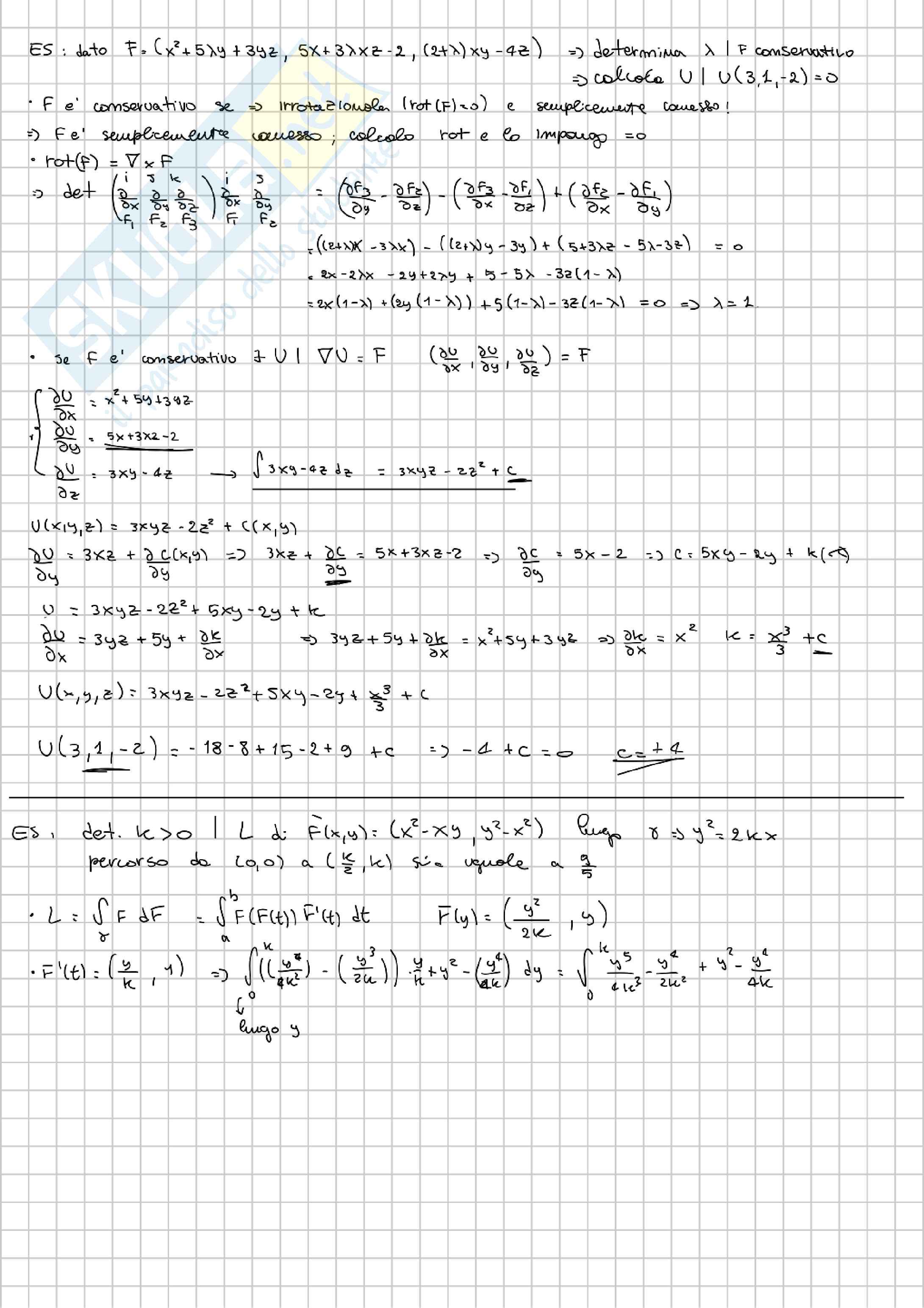 Analisi matematica 2 (Parte 2): dalle curve alle EDO Pag. 16