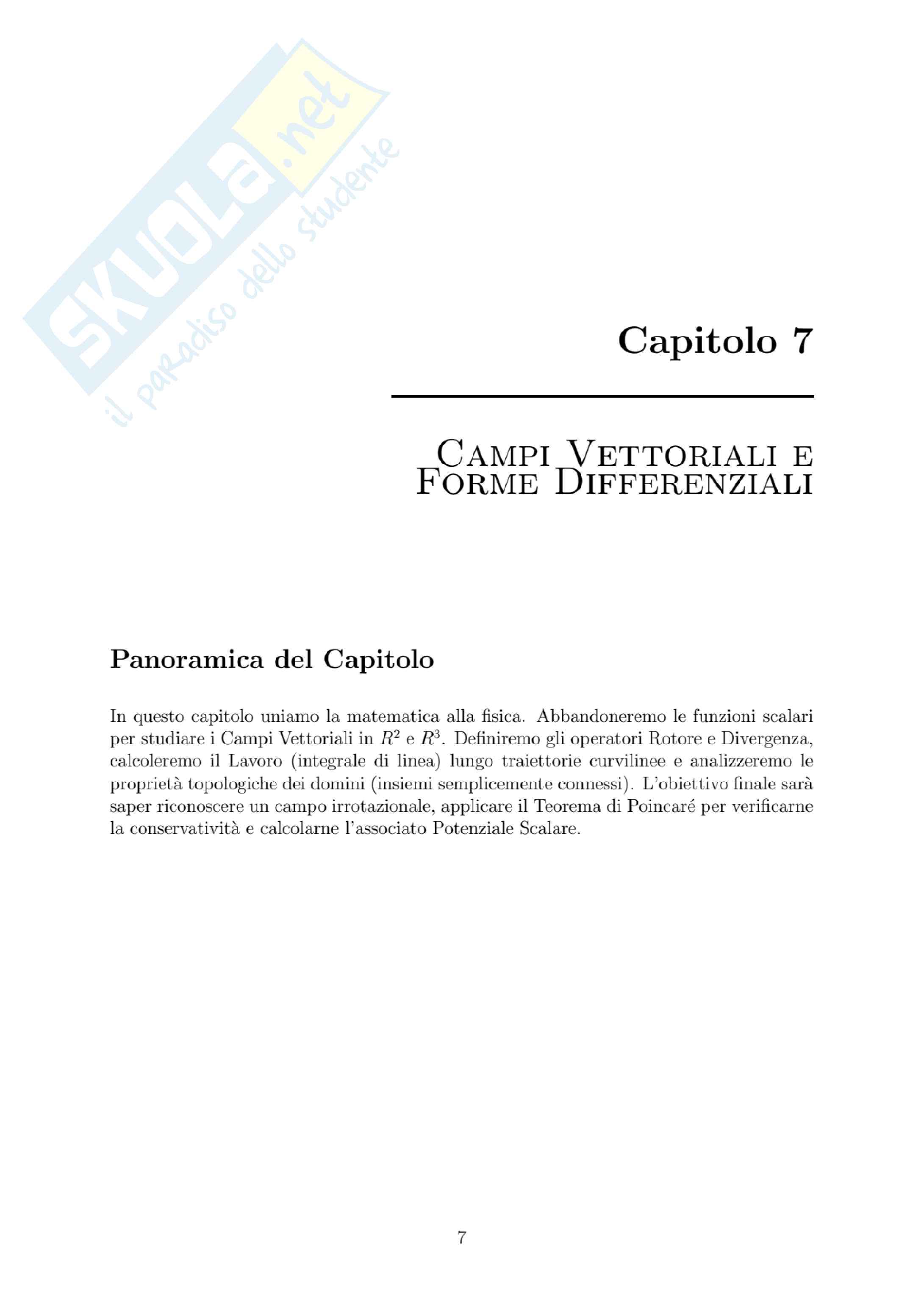Analisi matematica 2 (Parte 2): dalle curve alle EDO Pag. 6