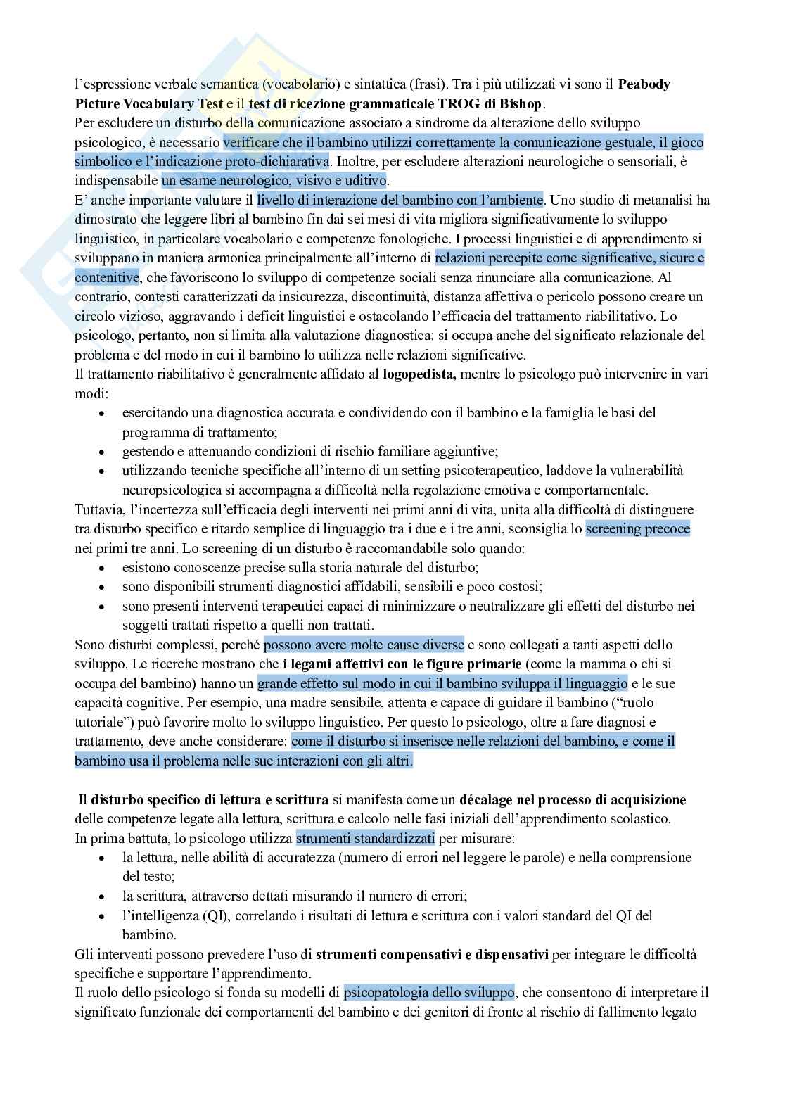 Psicologia dello sviluppo tipico e atipico  Pag. 16