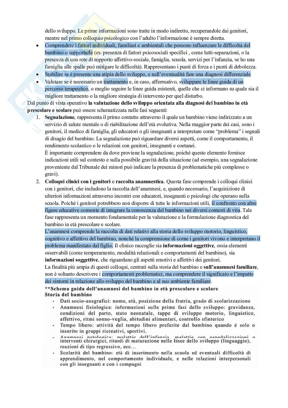 Psicologia dello sviluppo tipico e atipico  Pag. 2