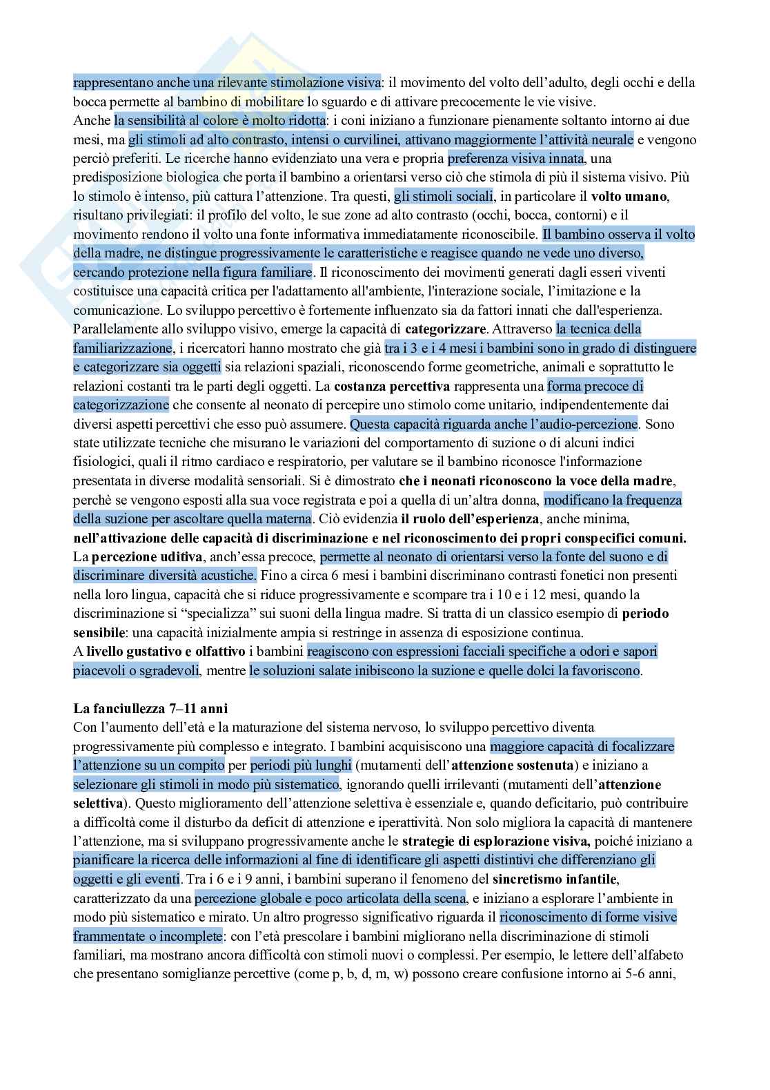 Psicologia dello sviluppo tipico e atipico  Pag. 31