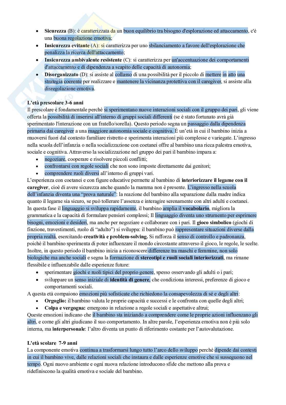 Psicologia dello sviluppo tipico e atipico  Pag. 41