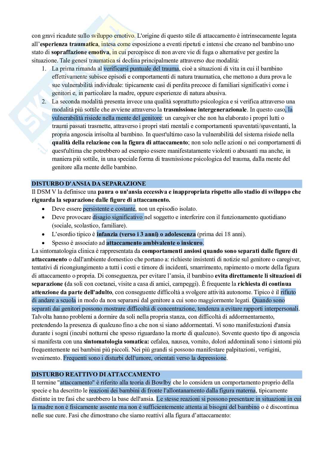 Psicologia dello sviluppo tipico e atipico  Pag. 46