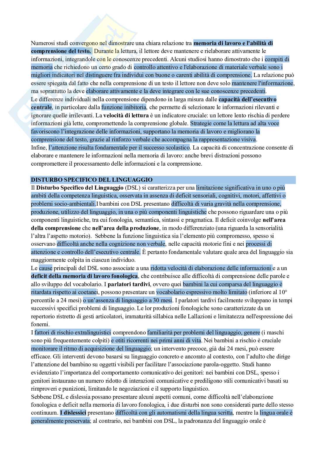 Psicologia dello sviluppo tipico e atipico  Pag. 56