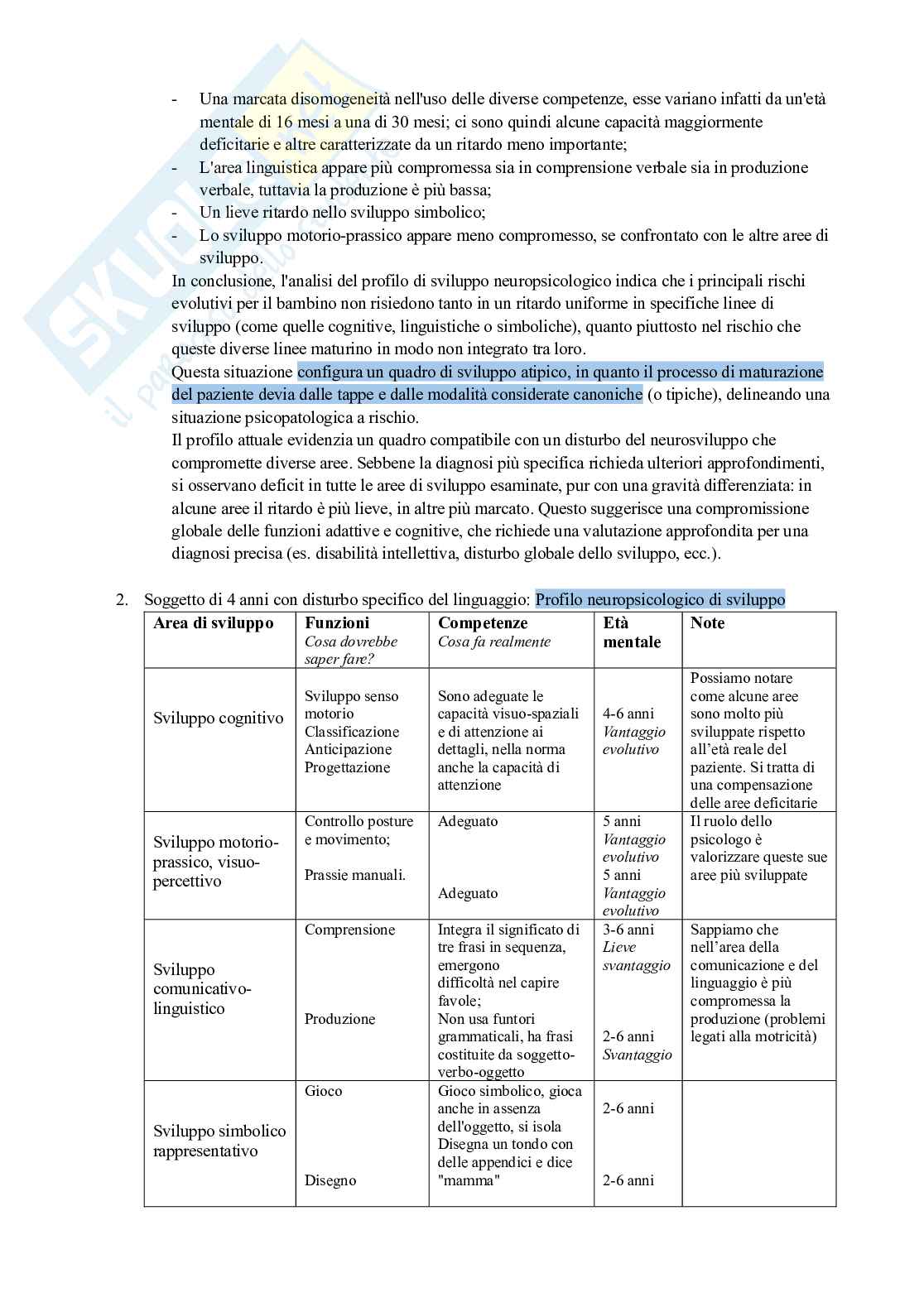 Psicologia dello sviluppo tipico e atipico  Pag. 6