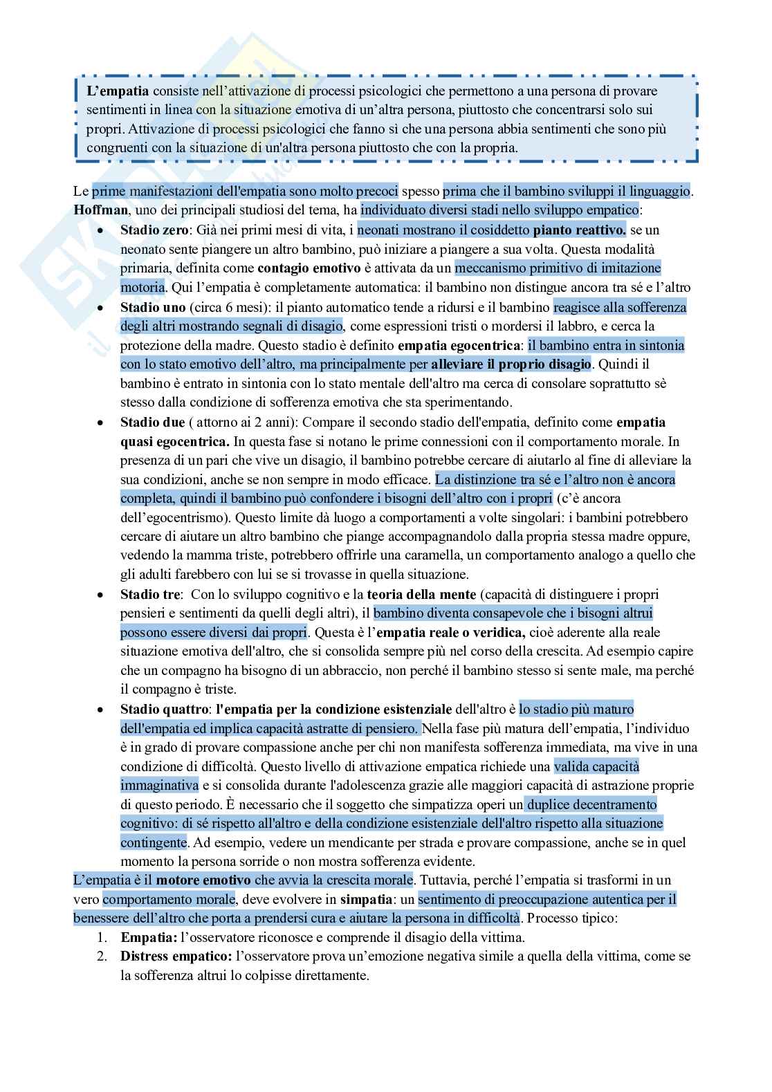 Psicologia dello sviluppo tipico e atipico  Pag. 61