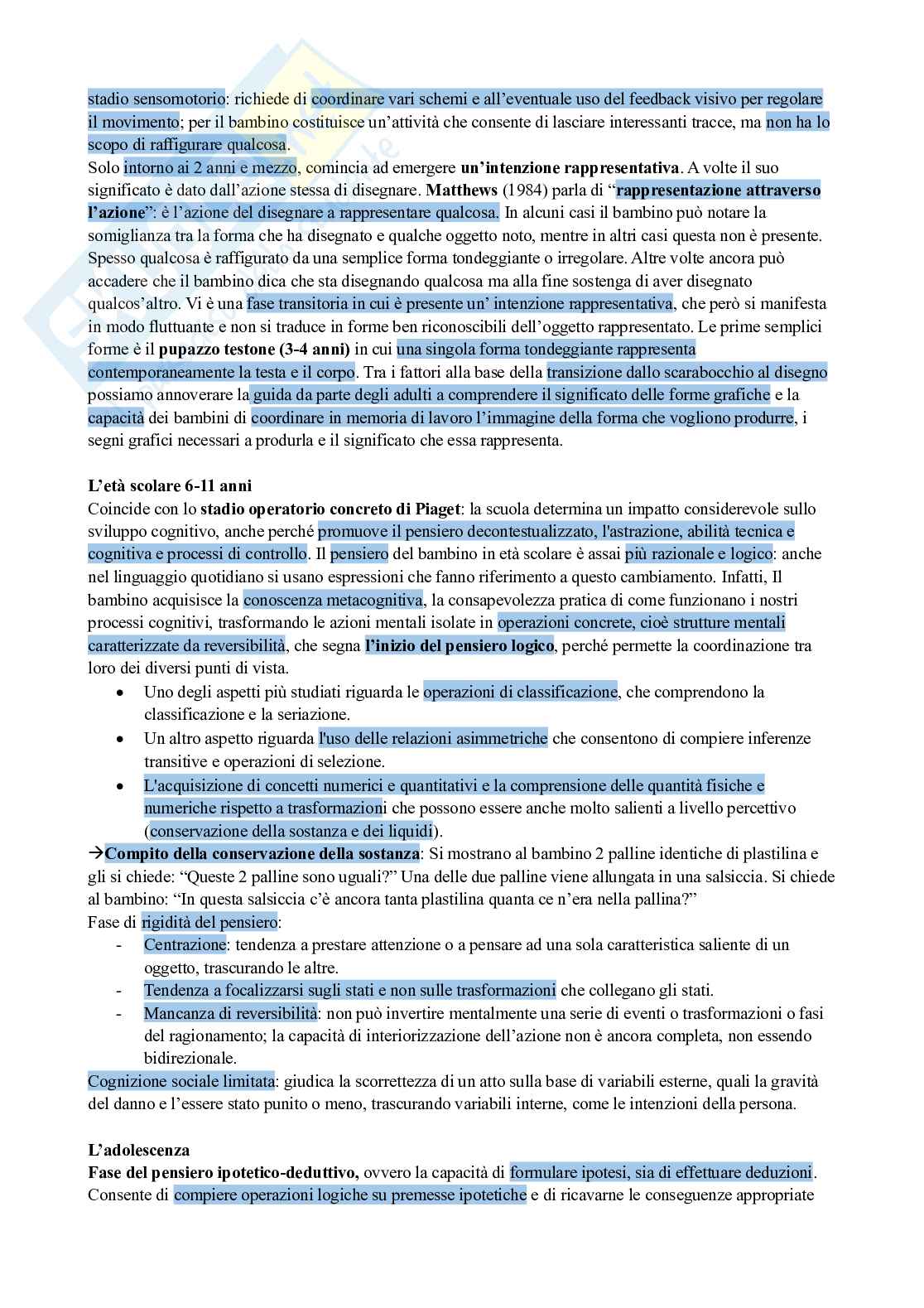 Psicologia dello sviluppo tipico e atipico  Pag. 71