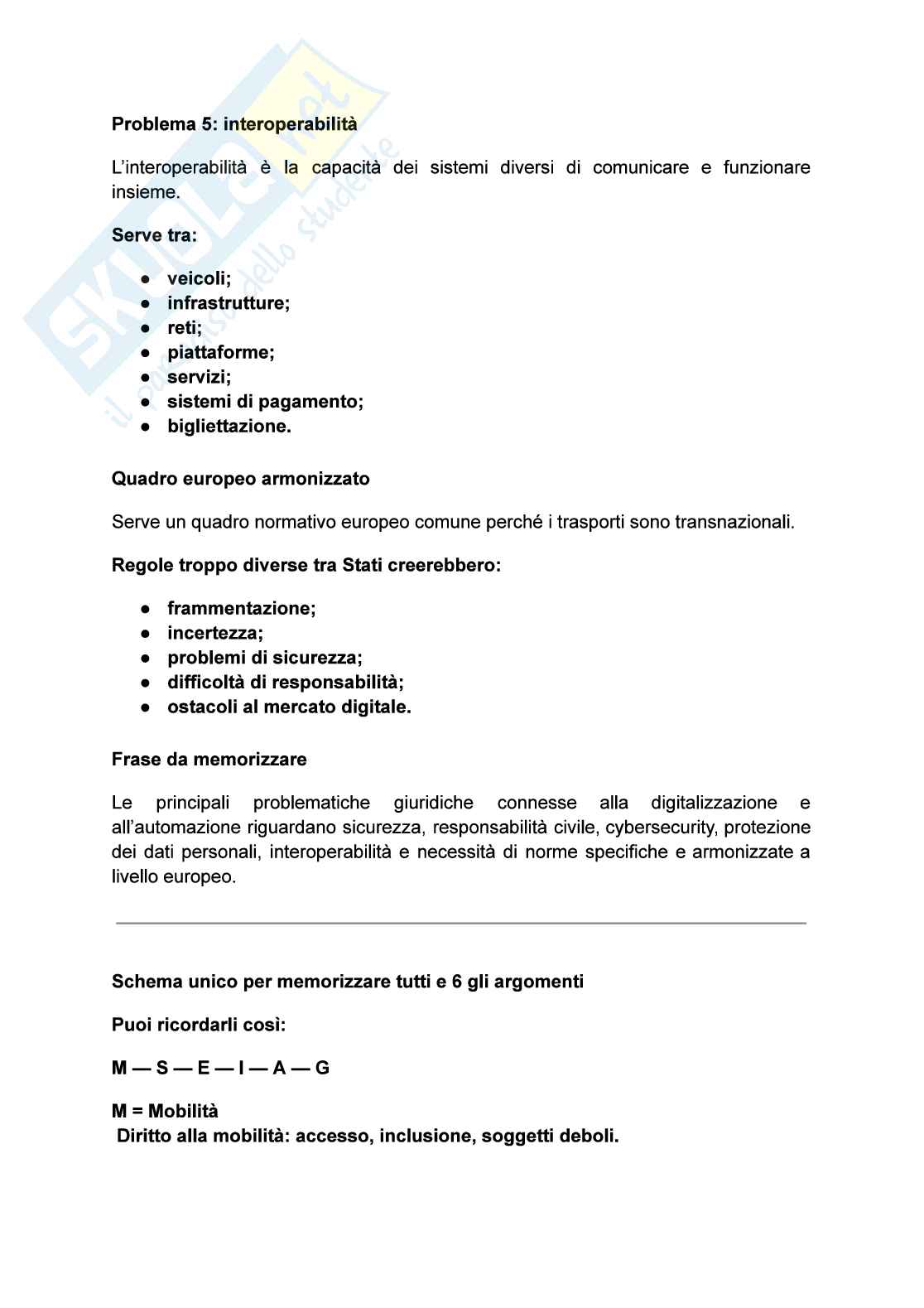 Riassunto esame Istituzioni di diritto privato, Prof. Avi Maria Silvia, libro consigliato Corso breve di diritto dei trasporti , Magnosi Pag. 26