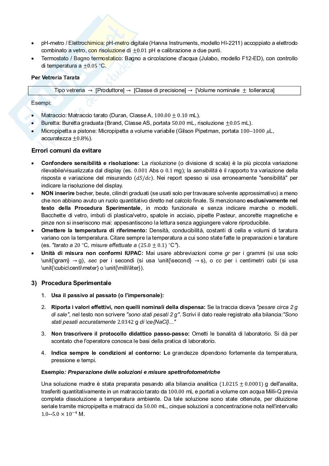 Dritte per scrivere le relazioni Pag. 2