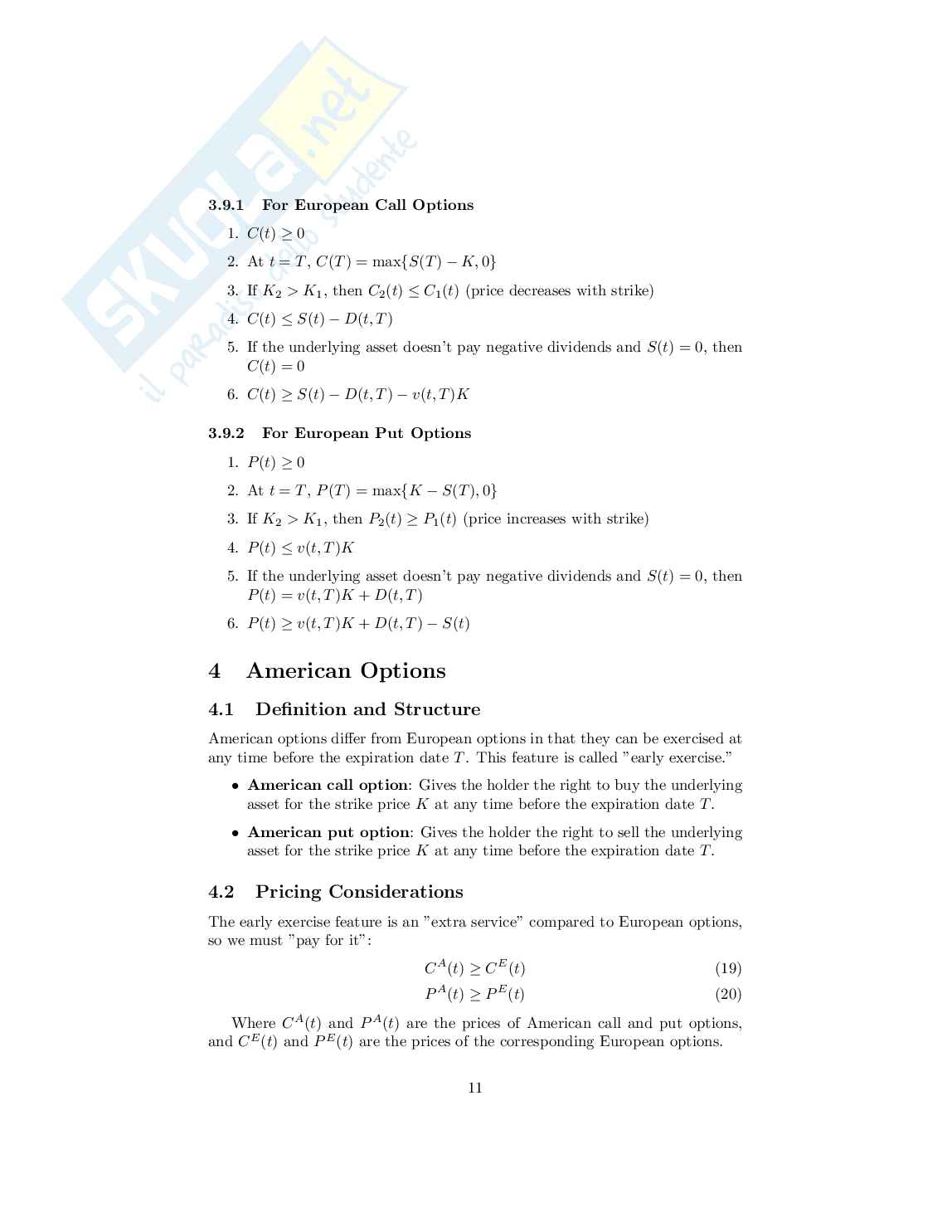 Asset pricing 1 Pag. 11