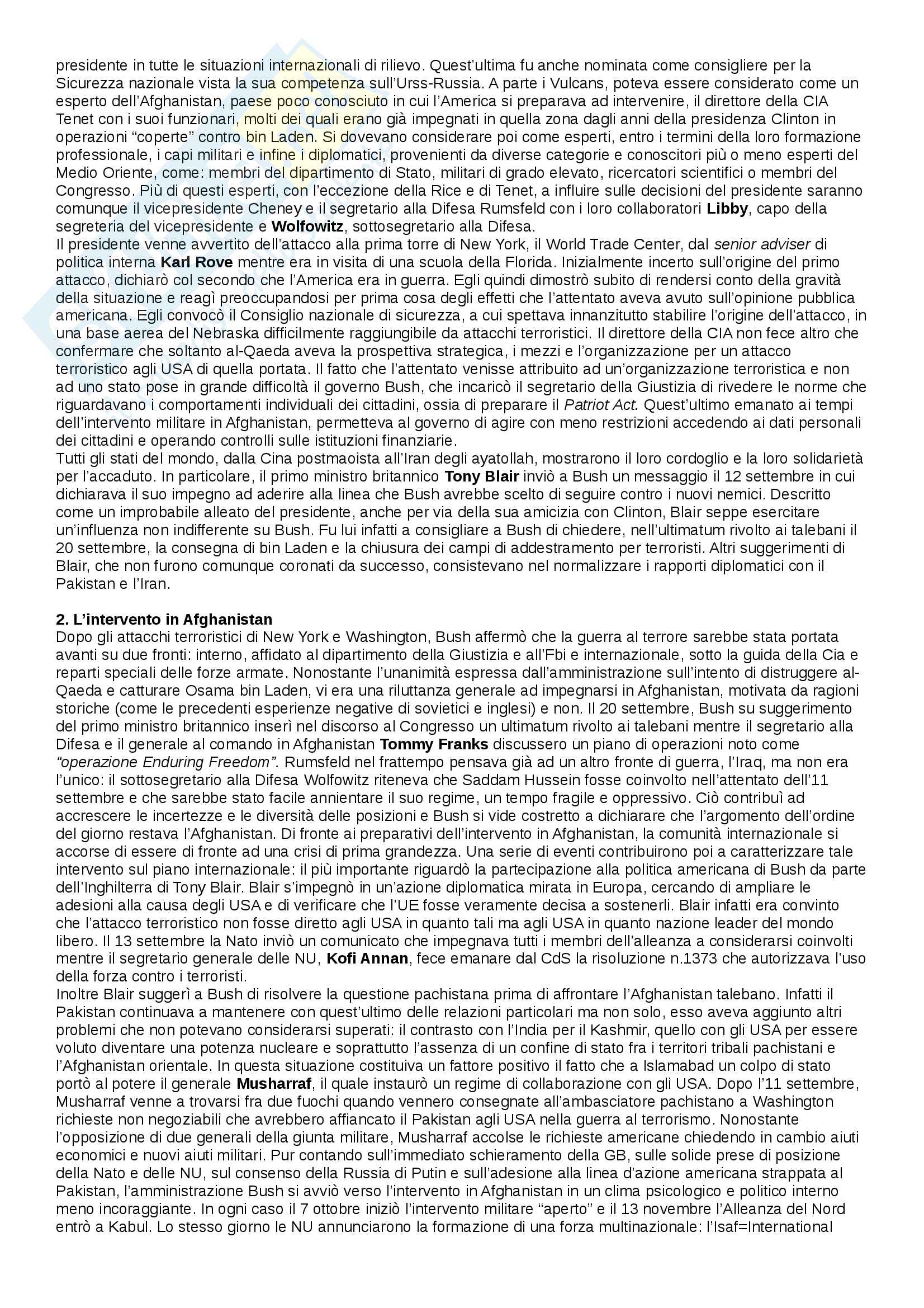 Riassunto esame di storia delle relazioni internazionali, libro consigliato Dalla guerra fredda alla grande crisi di Ottavio Barié Pag. 21