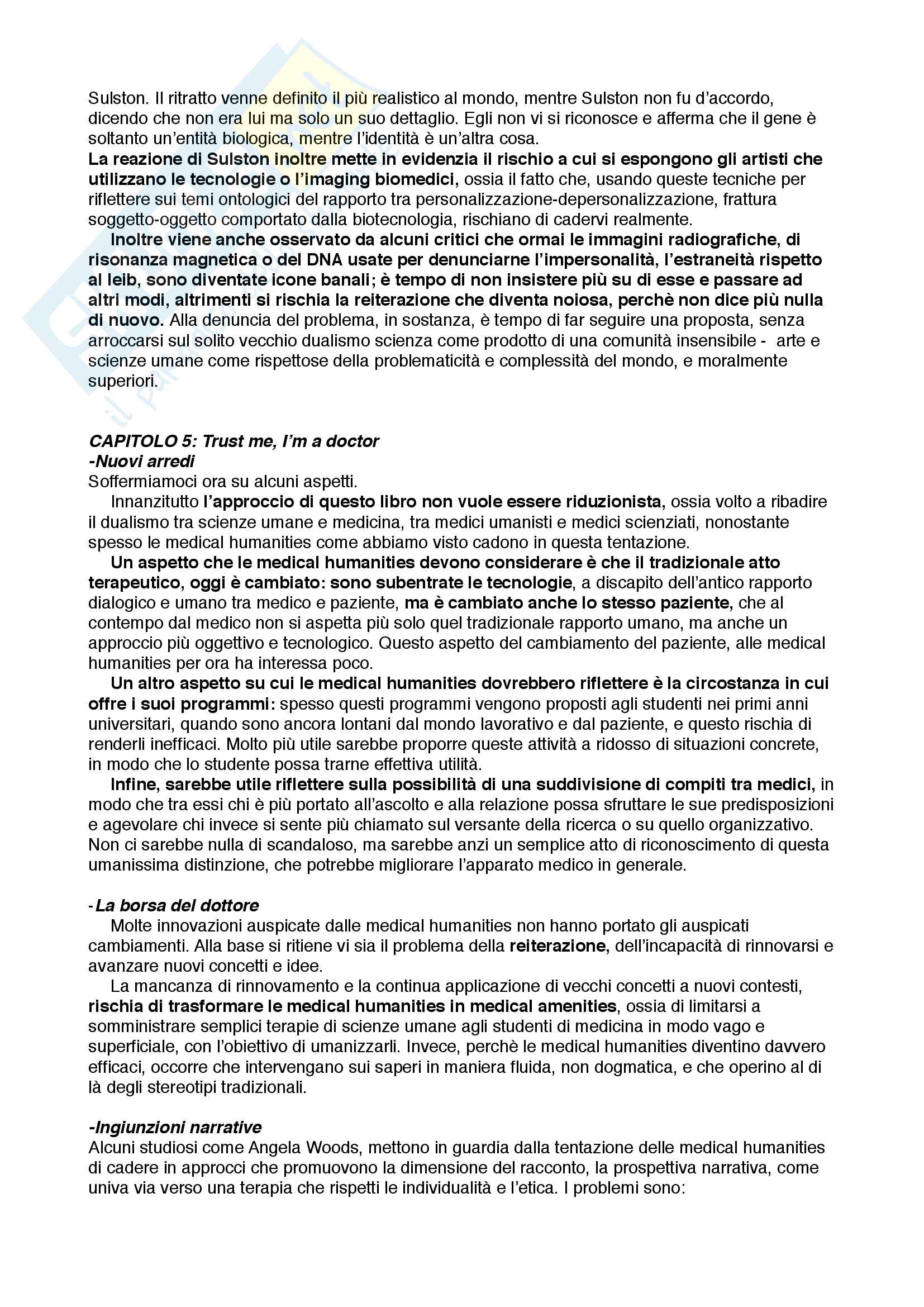 Riassunto esame psicologia dell'arte, prof. Stefano Ferrari; libro consigliato Quadri di sintomi, Immagini e scienze umane in medicina, Chiara Tartarini Pag. 11