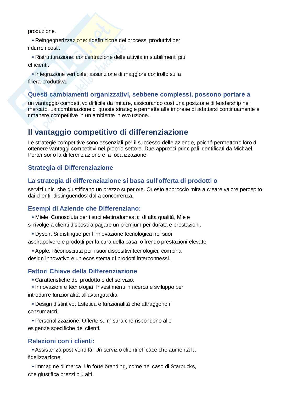 Appunti Teorie e governo dell'impresa - Domande e risposte 2025 Pag. 11