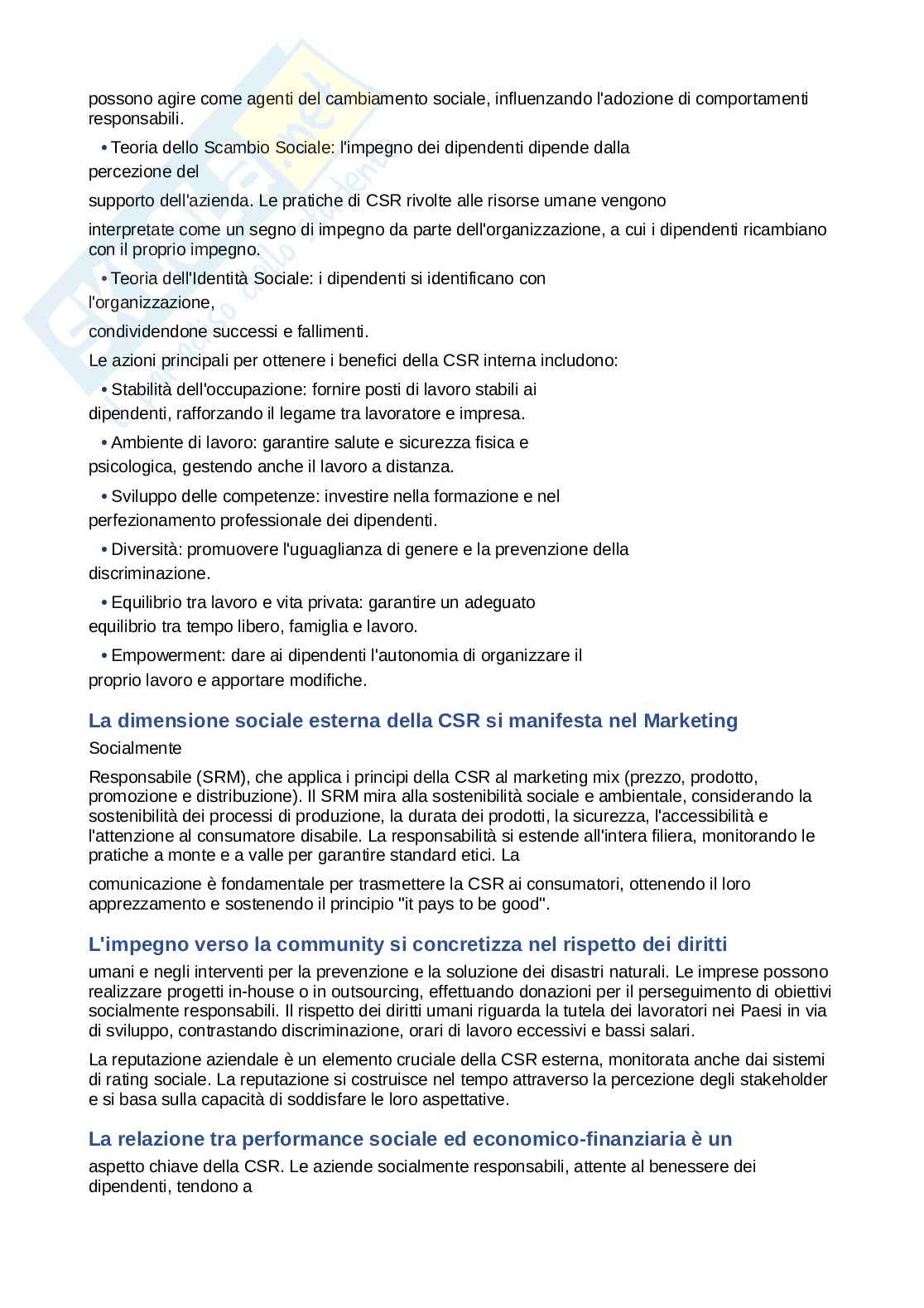 Appunti Teorie e governo dell'impresa - Domande e risposte 2025 Pag. 61