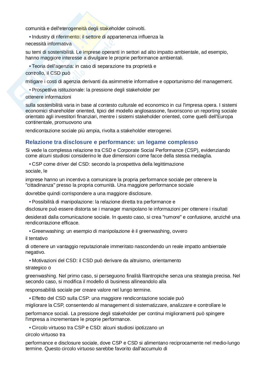 Appunti Teorie e governo dell'impresa - Domande e risposte 2025 Pag. 66