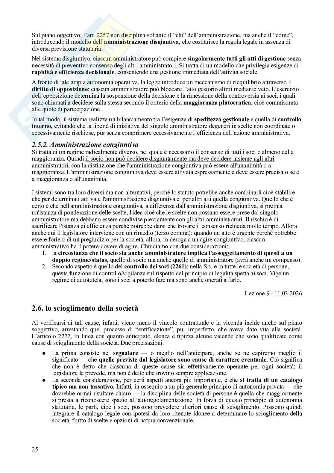 Appunti lezioni Diritto commerciale Pag. 26
