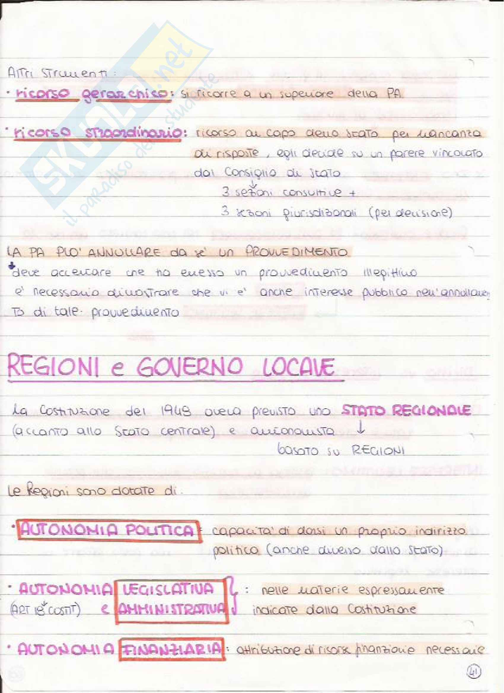 Diritto Pubblico - Appunti Pag. 41