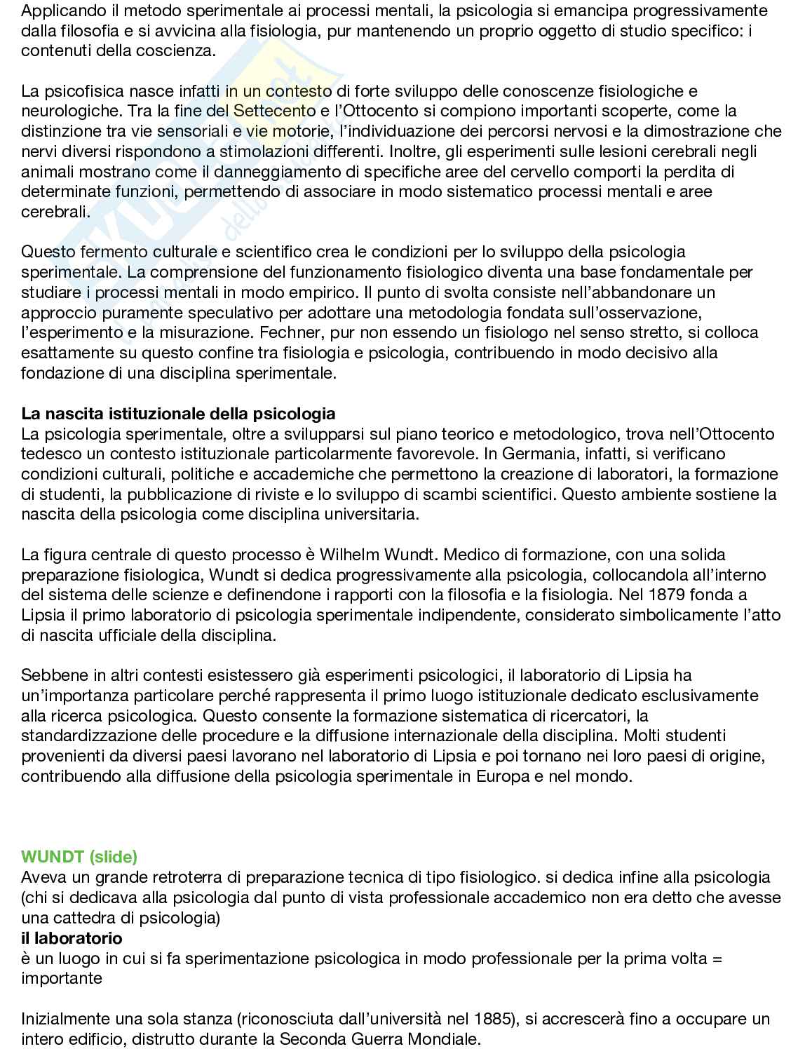 Riassunto esame Storia del pensiero psicologico, Prof. Gaj Niccolò, libro consigliato La scuola storico-culturale, Gaj  Pag. 11