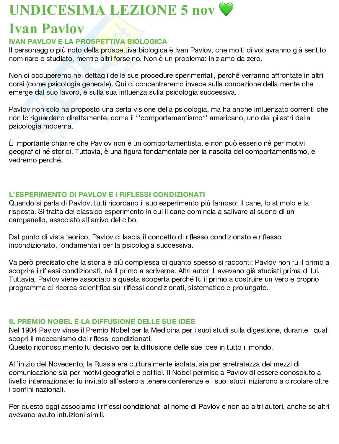 Riassunto esame Storia del pensiero psicologico, Prof. Gaj Niccolò, libro consigliato La scuola storico-culturale, Gaj  Pag. 36