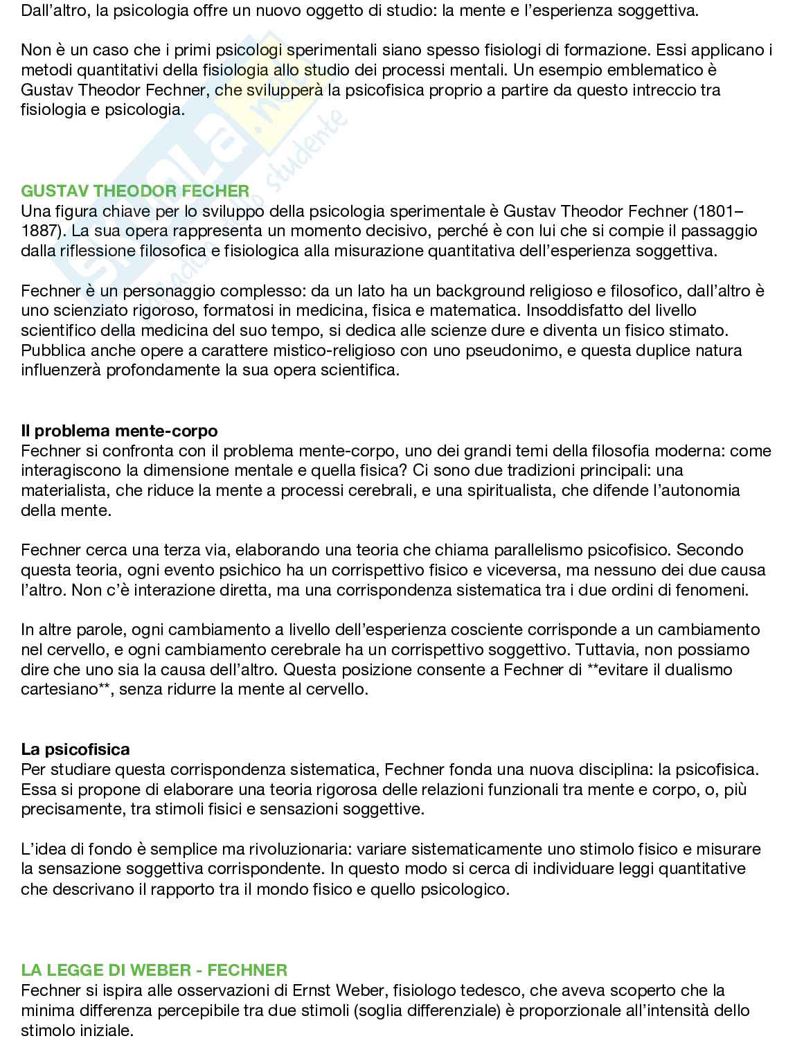 Riassunto esame Storia del pensiero psicologico, Prof. Gaj Niccolò, libro consigliato La scuola storico-culturale, Gaj  Pag. 6