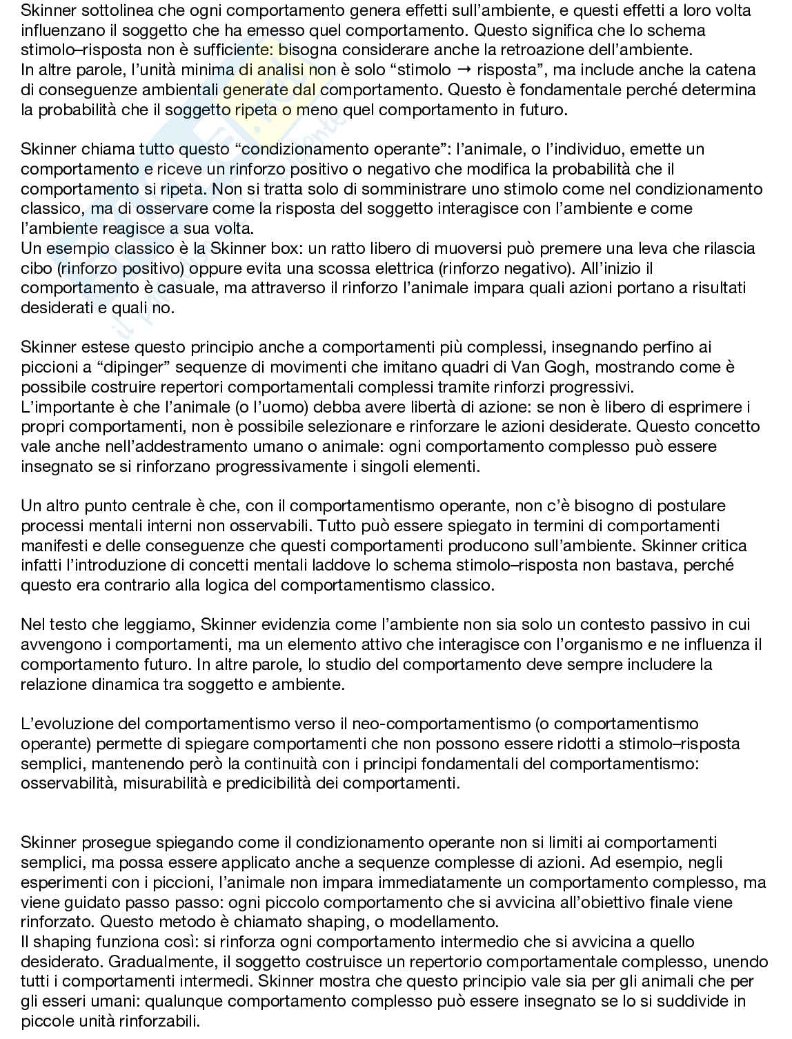 Riassunto esame Storia del pensiero psicologico, Prof. Gaj Niccolò, libro consigliato La scuola storico-culturale, Gaj  Pag. 71